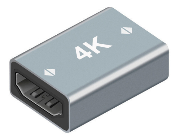 Адаптер - переходник HDMI - HDMI 2.0 4K, мама-мама, черный Адаптер - переходник HDMI - HDMI 2.0 4K, мама-мама, черный