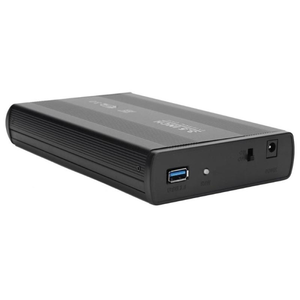 Внешний корпус - бокс SATA - USB3.0 для жесткого диска SSD/HDD 3.5”, алюминий, черный Внешний корпус - бокс SATA - USB3.0 для жесткого диска SSD/HDD 3.5”, алюминий, черный