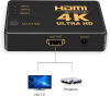 Адаптер - переключатель - свитч 3×1 HDMI, UltraHD 4K 3D, пульт, активный, черный