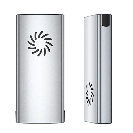 Внешний корпус - бокс для жесткого диска SSD M.2 NVMe 9210 - USB-C/USB-A с активным охлаждением, 10Gbps, алюминий, серебро