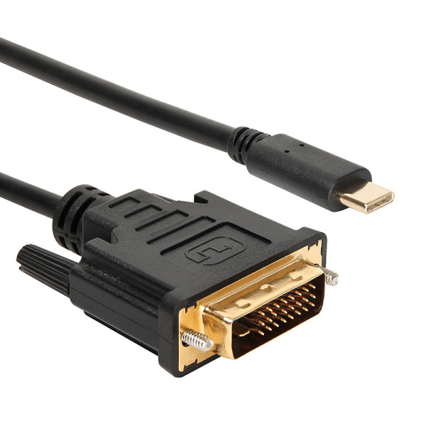 Кабель USB3.1 Type-C - DVI-D, 1,8 метра, черный Кабель USB3.1 Type-C - DVI-D, 1,8 метра, черный