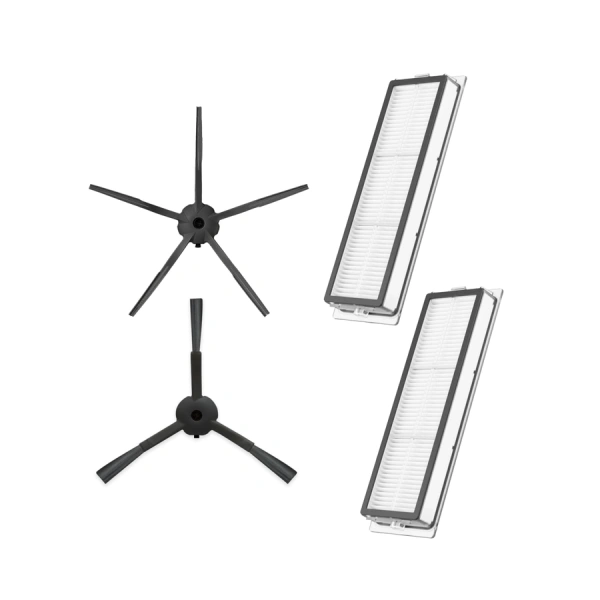 Набор аксессуаров Mini 1 для робота-пылесоса Roborock Sweep One S5, черные боковые щетки