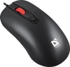 Мышь проводная оптическая Defender Omega MB-522, 500-1600dpi, черный
