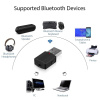 Беспроводной аудио адаптер Bluetooth 5.0 RX/TX, BT-600, черный