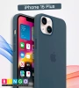 Чехол - бампер для Apple iPhone 15 Plus, Bingo Silicone Case, темно-синий
