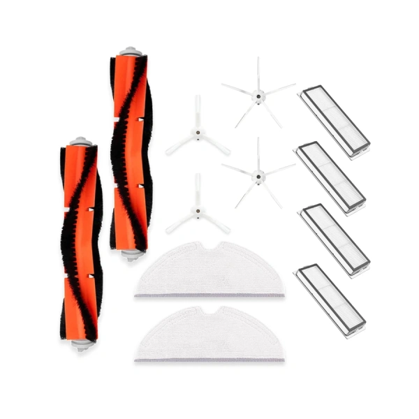 Набор аксессуаров Maxi для робота-пылесоса Roborock S50, белые боковые щетки