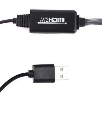 Кабель - переходник RCA (AV) на HDMI ver.01, черный