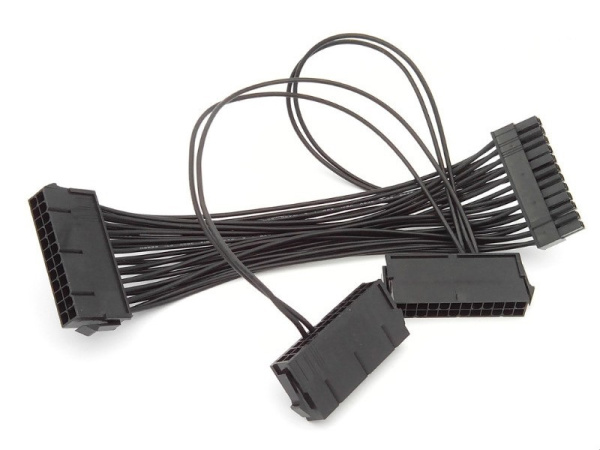 Синхронизатор трех блоков питания, проводной, 20 см, черный Синхронизатор трех блоков питания, проводной, 20 см, черный