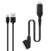 Кабель - переходник SCART на HDMI, черный