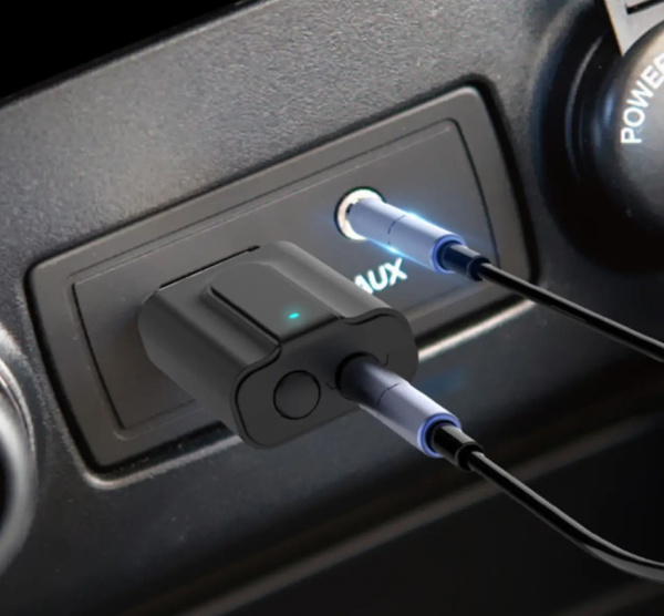 Беспроводной аудио адаптер T10 Hi-Fi, Bluetooth 5.0 RX/TX приемник-передатчик, черный Беспроводной аудио адаптер T10 Hi-Fi, Bluetooth 5.0 RX/TX приемник-передатчик, черный