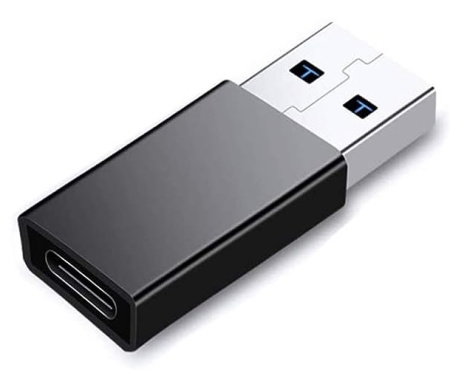 Адаптер - переходник OTG USB3.1 Type-C - USB3.0, ver.01, черный
