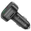 Автомобильный Bluetooth FM-проигрыватель - MP3 плеер BOROFONE BC43, 1А, 2 USB, картридер TF, черный