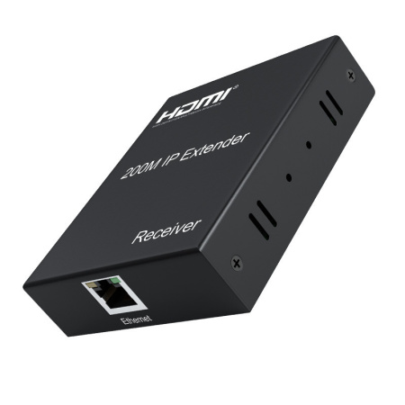 Удлинитель сигнала HDMI по витой паре RJ45 (LAN) до 200 метров, активный, FullHD 1080p, комплект 1 TX + 4 RX + коммутатор RJ45