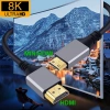 Кабель MiniHDMI - HDMI 2.1 8K60Hz, папа-папа, 1,5 метра, черный