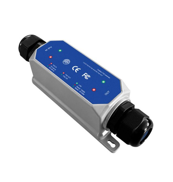 Профессиональный удлинитель POE экранированный с разъемом RJ45 CAT6 IP67, 1000Мб Профессиональный удлинитель POE экранированный с разъемом RJ45 CAT6 IP67, 1000Мб