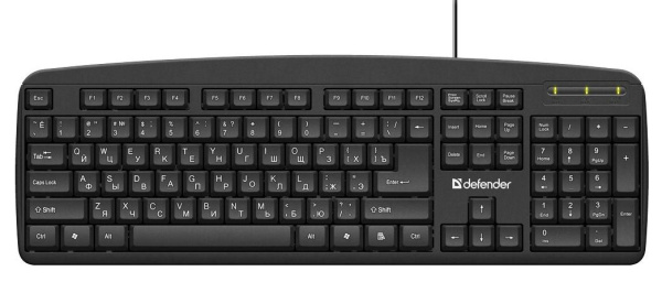 Клавиатура Defender Office HB-910, черный