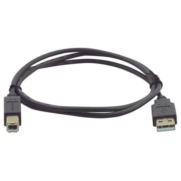 Кабель USB2.0 - USB-B, папа-папа, 10 метров, черный Кабель USB2.0 - USB-B, папа-папа, 10 метров, черный