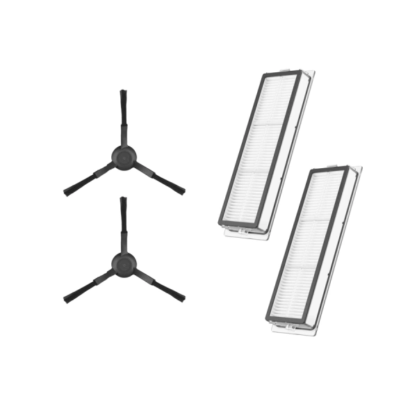 Набор аксессуаров Mini 1 для робота-пылесоса Viomi V2, черные боковые щетки