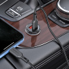 Автомобильное зарядное устройство USB BOROFONE BZ18A, 1 USB QC3.0 + 1 USB Type-C PD20W, черный