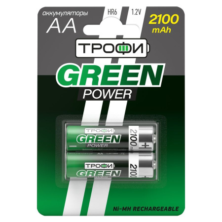 Аккумулятор Трофи 2100 mAh, AA/2BP