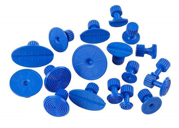 Обратный молоток - инструмент для беспокрасочного удаления и вытягивания вмятин на кузове автомобиля, 18 сменных насадок