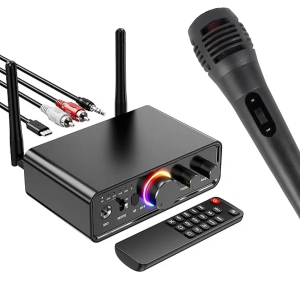 Караоке-система Аудио адаптер Hi-Fi M18, микрофон проводной YS-102 с кабелем XLR - jack 6,35 мм