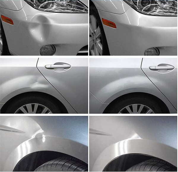 Обратный молоток - инструмент для беспокрасочного удаления и вытягивания вмятин на кузове автомобиля, набор со сменными насадками, 40 предметов