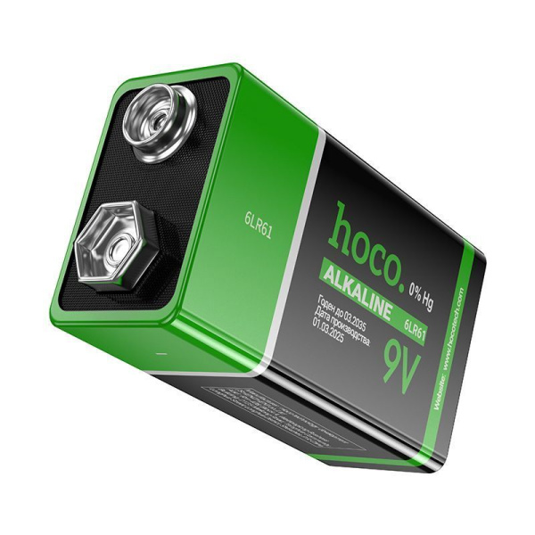 Батарейка - элемент питания Hoco 9V 6LR61/1BP