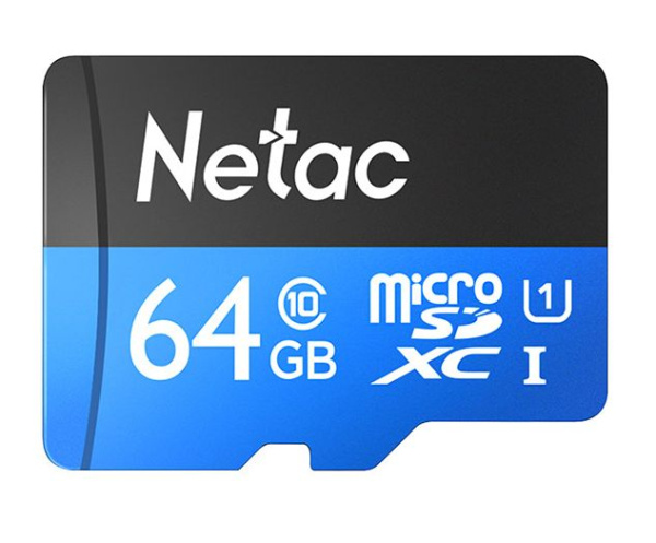 Карта памяти MicroSDXC 64GB Netac P500 (NT02P500STN-064G-S), класс 10 Карта памяти MicroSDXC 64GB Netac P500 (NT02P500STN-064G-S), класс 10
