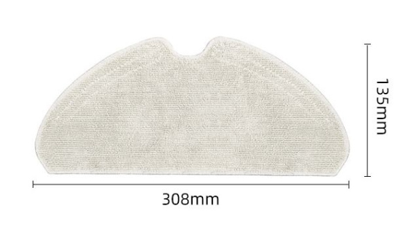 Салфетка (тряпка) - многоразовая микрофибра для робота-пылесоса Dreame Bot D10S