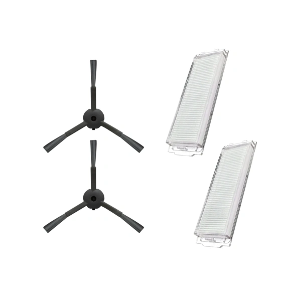 Набор аксессуаров Mini 1 для робота-пылесоса Xiaomi Mi Robot Vacuum-Mop 2 Pro (MJST1SHW), черные боковые щетки Набор аксессуаров Mini 1 для робота-пылесоса Xiaomi Mi Robot Vacuum-Mop 2 Pro (MJST1SHW), черные боковые щетки