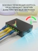 Сетевой свитч – LAN разветвитель – хаб RJ45 на 5 портов, 10/100/1000 Мбит/с, металлический корпус, черный