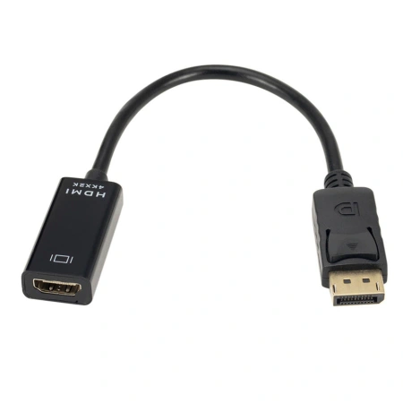 Адаптер - переходник DisplayPort - HDMI 4K, черный