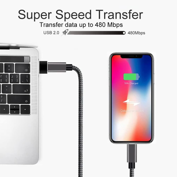 Адаптер - переходник OTG USB3.1 Type-C - USB3.0, ver.01, черный