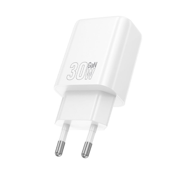 Зарядное устройство сетевое - блок питания HOCO N62, USB Type-C PD30W, белый Зарядное устройство сетевое - блок питания HOCO N62, USB Type-C PD30W, белый