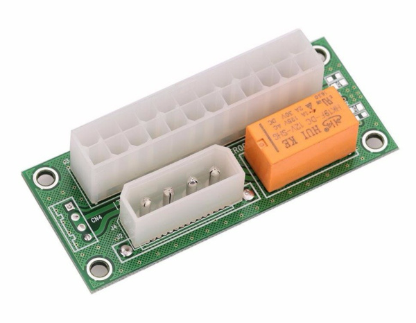 Синхронизатор двух блоков питания, электронный, релейный, с подложкой Синхронизатор двух блоков питания, электронный, релейный, с подложкой