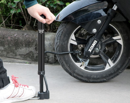 Ручной насос для велосипеда, мячей, коляски