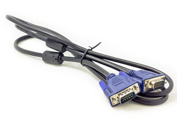 Кабель VGA - VGA 3+5, папа-папа, 3 метра, черный Кабель VGA - VGA 3+5, папа-папа, 3 метра, черный