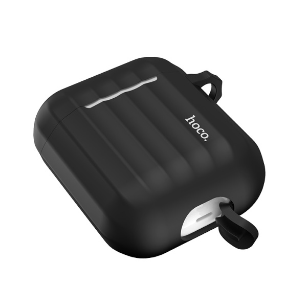 Чехол HOCO WB10 для наушников APs1/2 силиконовый, черный Чехол HOCO WB10 для наушников APs1/2 силиконовый, черный