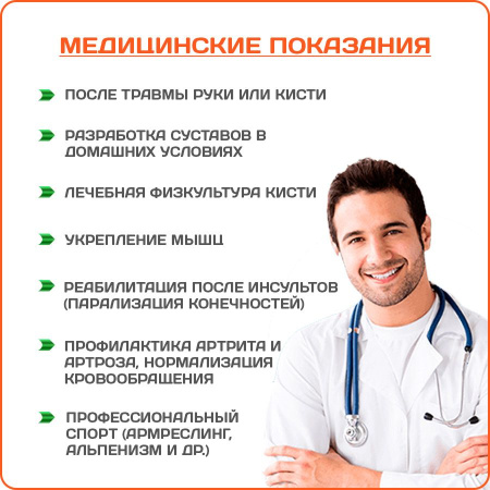 Тренажер для кисти и запястья со счетчиком и с регулировкой нагрузки от 5 до 60 кг - эспандер, черный