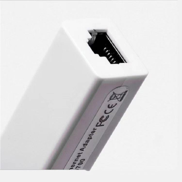 Адаптер - переходник USB2.0 - RJ45 (LAN) до 100 Мбит/с, белый