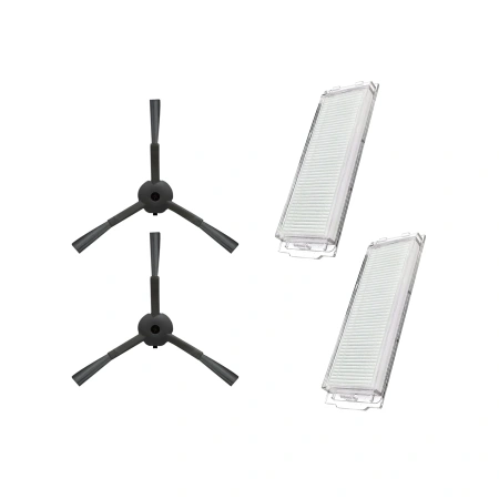 Набор аксессуаров Mini 1 для робота-пылесоса Xiaomi Mi Robot Vacuum-Mop 2 Lite (MJSTL), черные боковые щетки