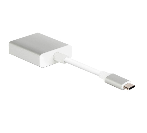 Адаптер - переходник USB3.1 Type-C - VGA, серебро Адаптер - переходник USB3.1 Type-C - VGA, серебро