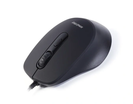 Мышь проводная Smartbuy 265-K ONE (SBM-265-K), тихий клик, черный