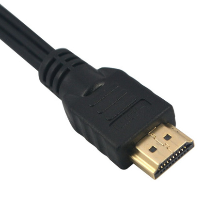 Кабель - переходник HDMI - 3x RCA (AV белый-красный-желтый), 1,5 метра
