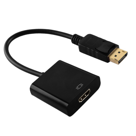 Адаптер - переходник DisplayPort - HDMI, черный
