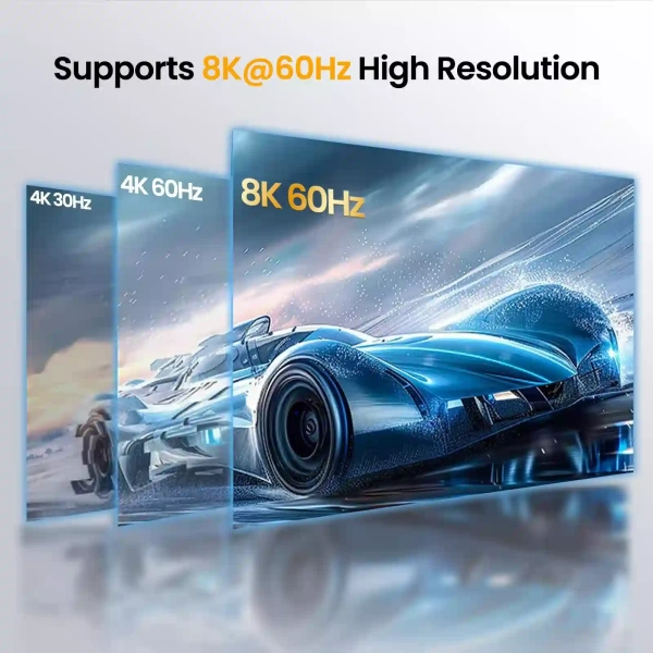 Адаптер - переключатель - свитч 3×1 HDMI 2.1 UltraHD 8K 60Гц, HDCP 2.3, пульт ДУ, активный, черный Адаптер - переключатель - свитч 3×1 HDMI 2.1 UltraHD 8K 60Гц, HDCP 2.3, пульт ДУ, активный, черный