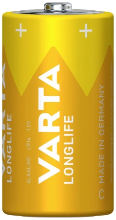 Батарейка - элемент питания VARTA Longlife LR14/C/2BP (бочка маленькая)