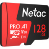 Карта памяти SDXC-micro 128GB Netac P500 Extreme PRO, класс 10, SD-адаптер