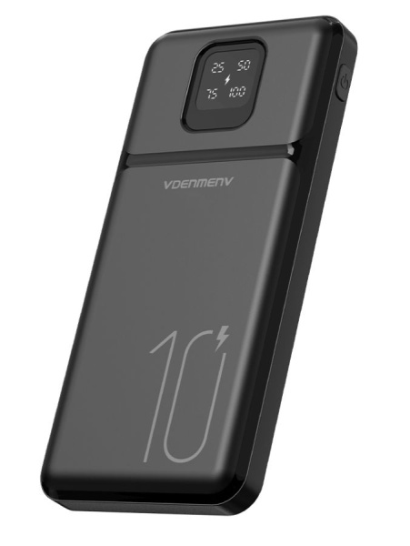 Портативное зарядное устройство VDENMENV DP38 Power bank 10000mAh, черный Портативное зарядное устройство VDENMENV DP38 Power bank 10000mAh, черный